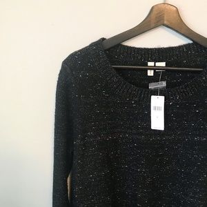 NWT Anthropologie Moth Metallic Sweater Size M